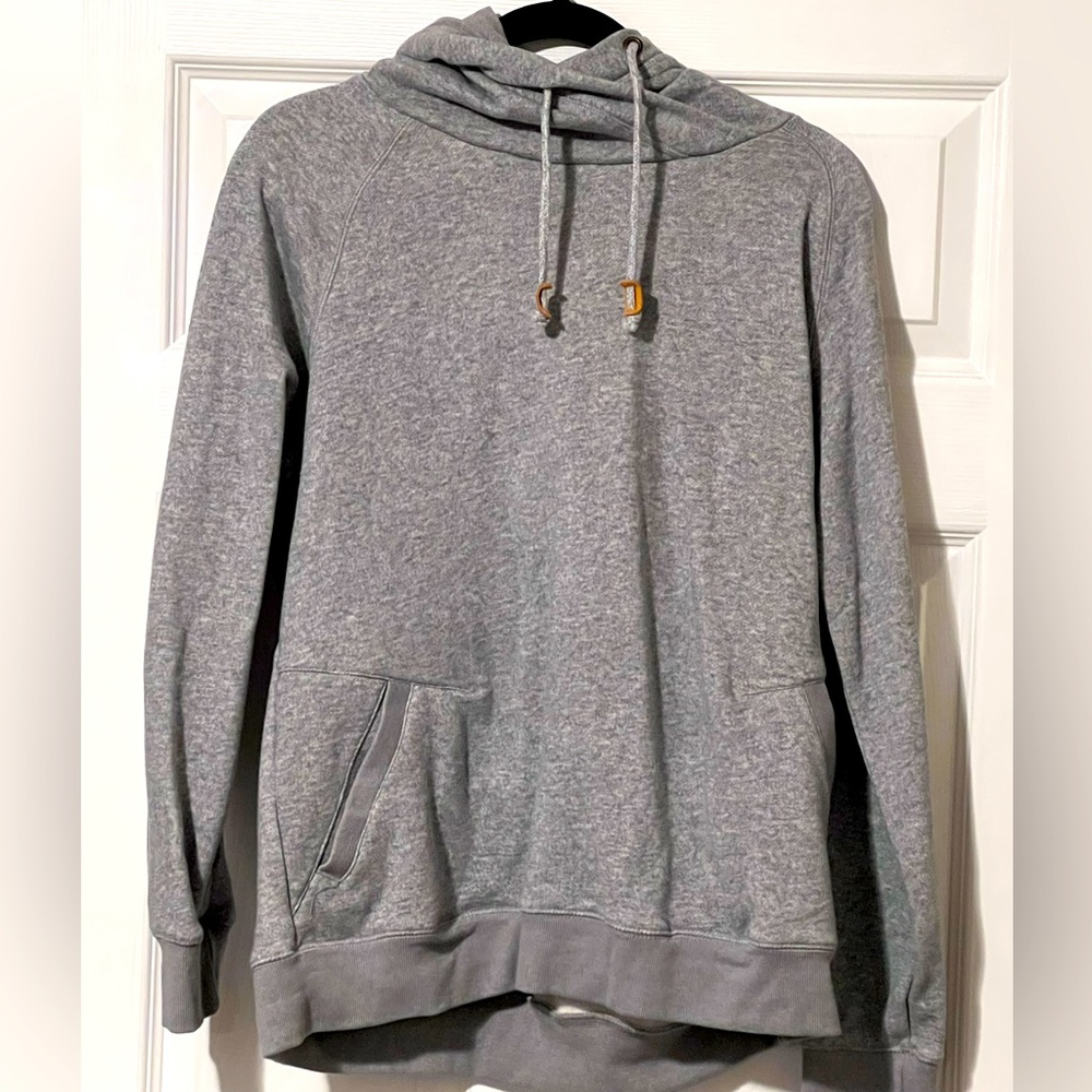 Grey tentree crosshatch hoodie